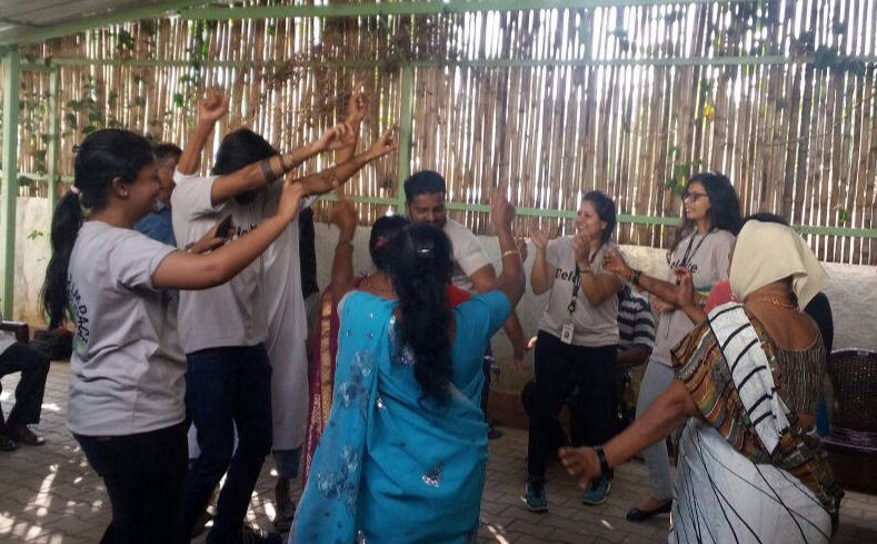 Dancing with Seniors at Nightingales Sandhya Kirana