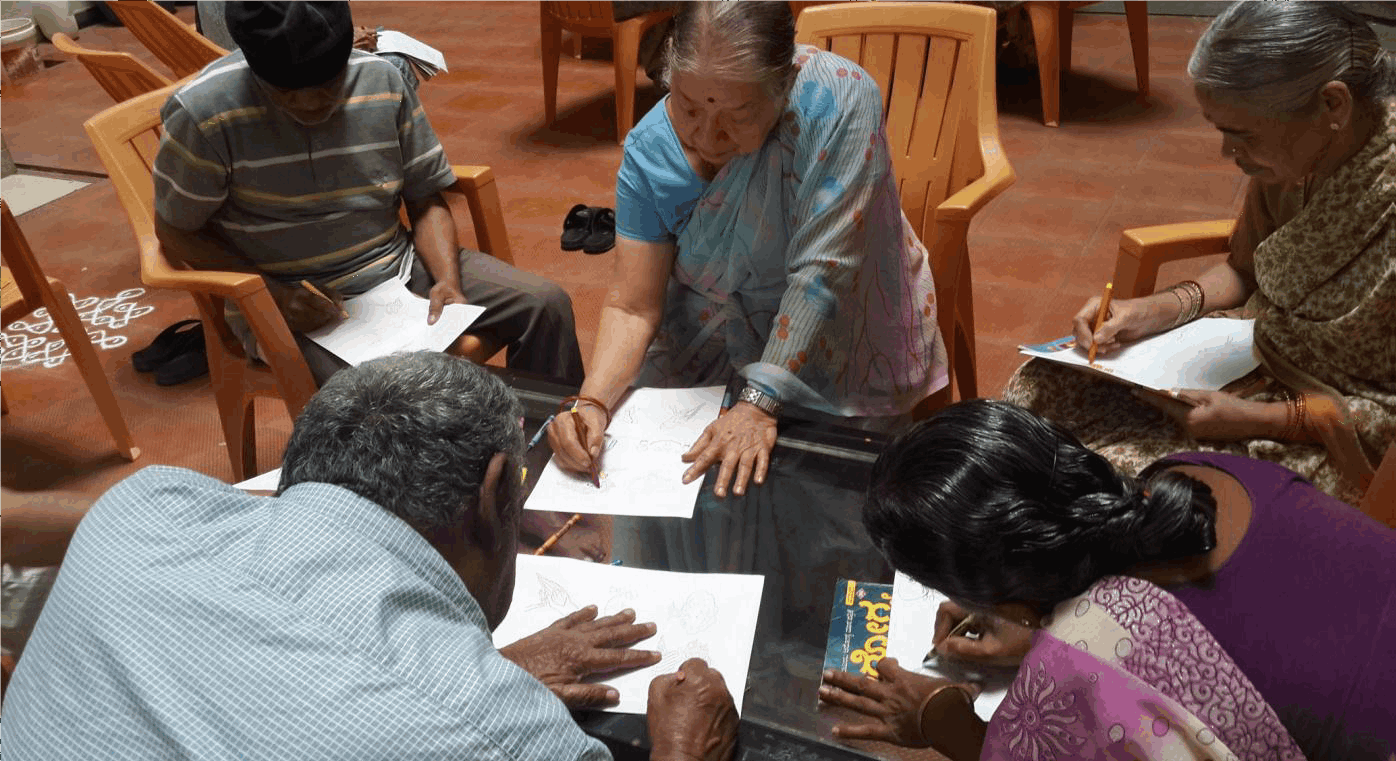 NMT's Mobile Active Ageing session at an Old Age Home