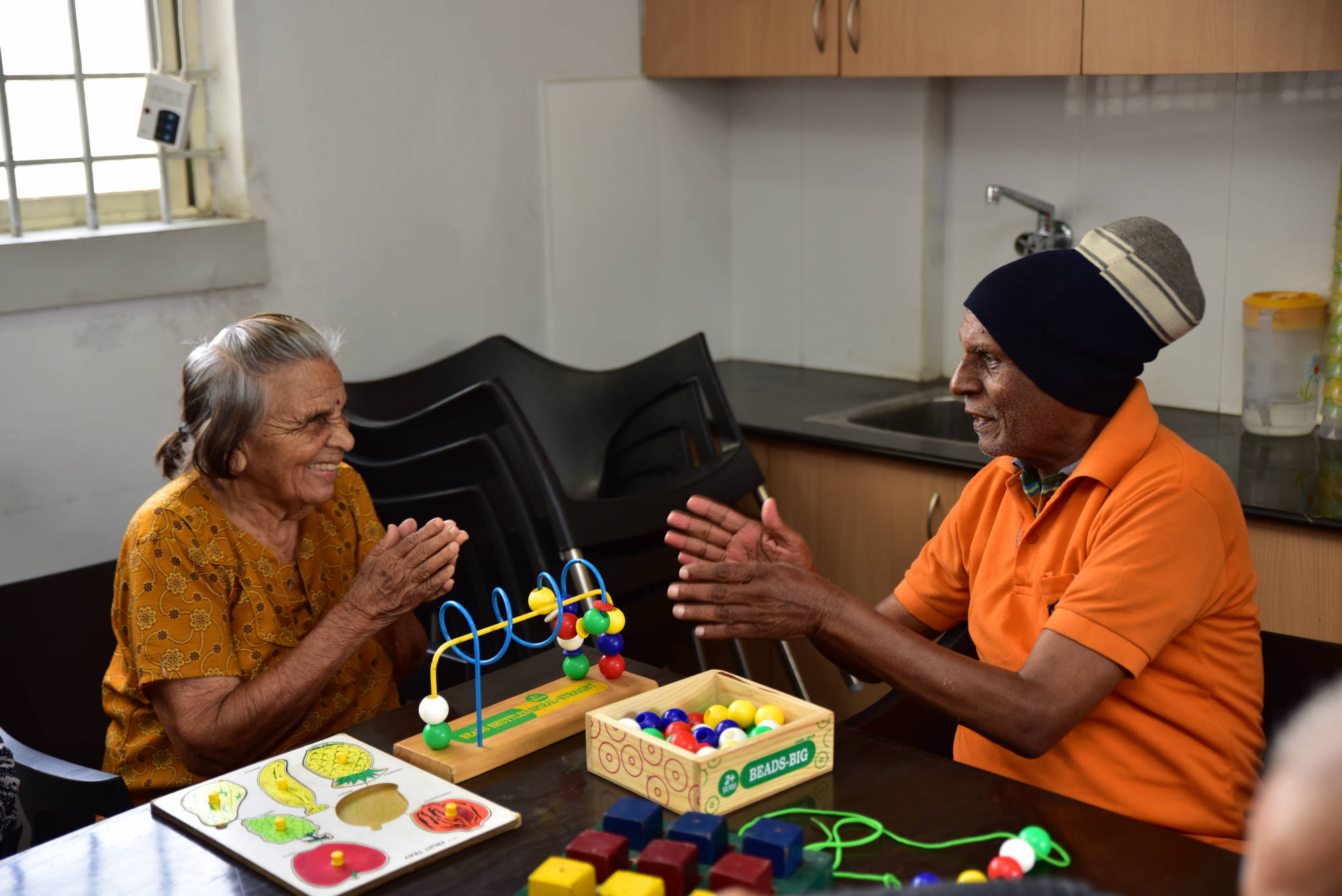 Elders interacting at the Activity Room at NCAA