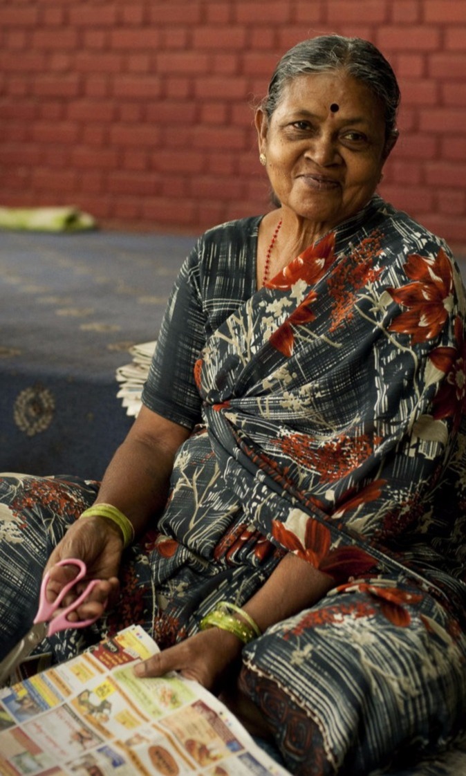 Member of our Sandhya Kirana a program for marginalised elders