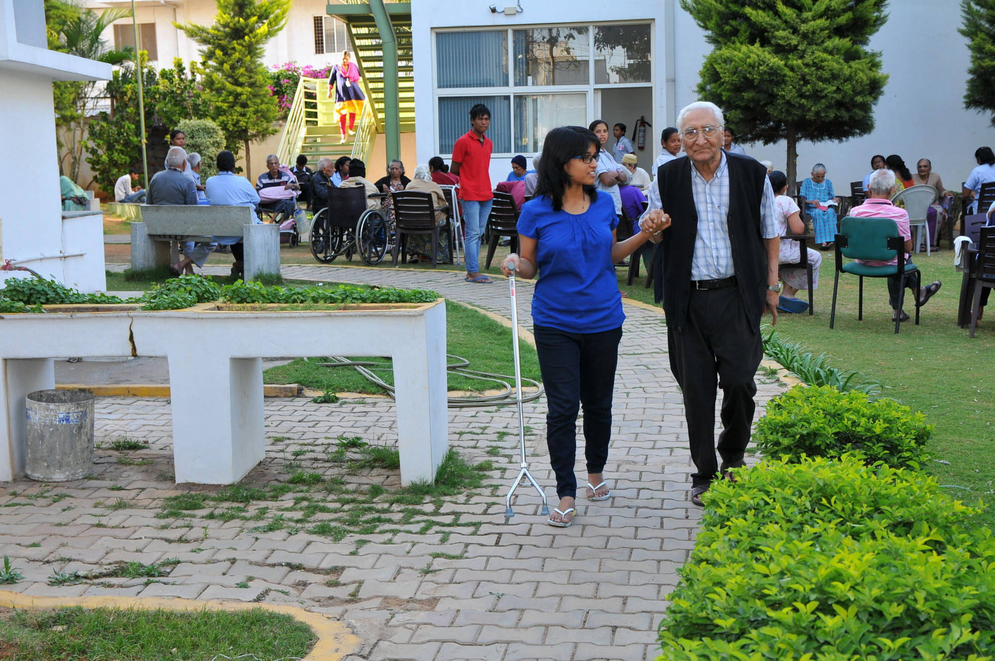 Walkpath for relaxation at NCAA