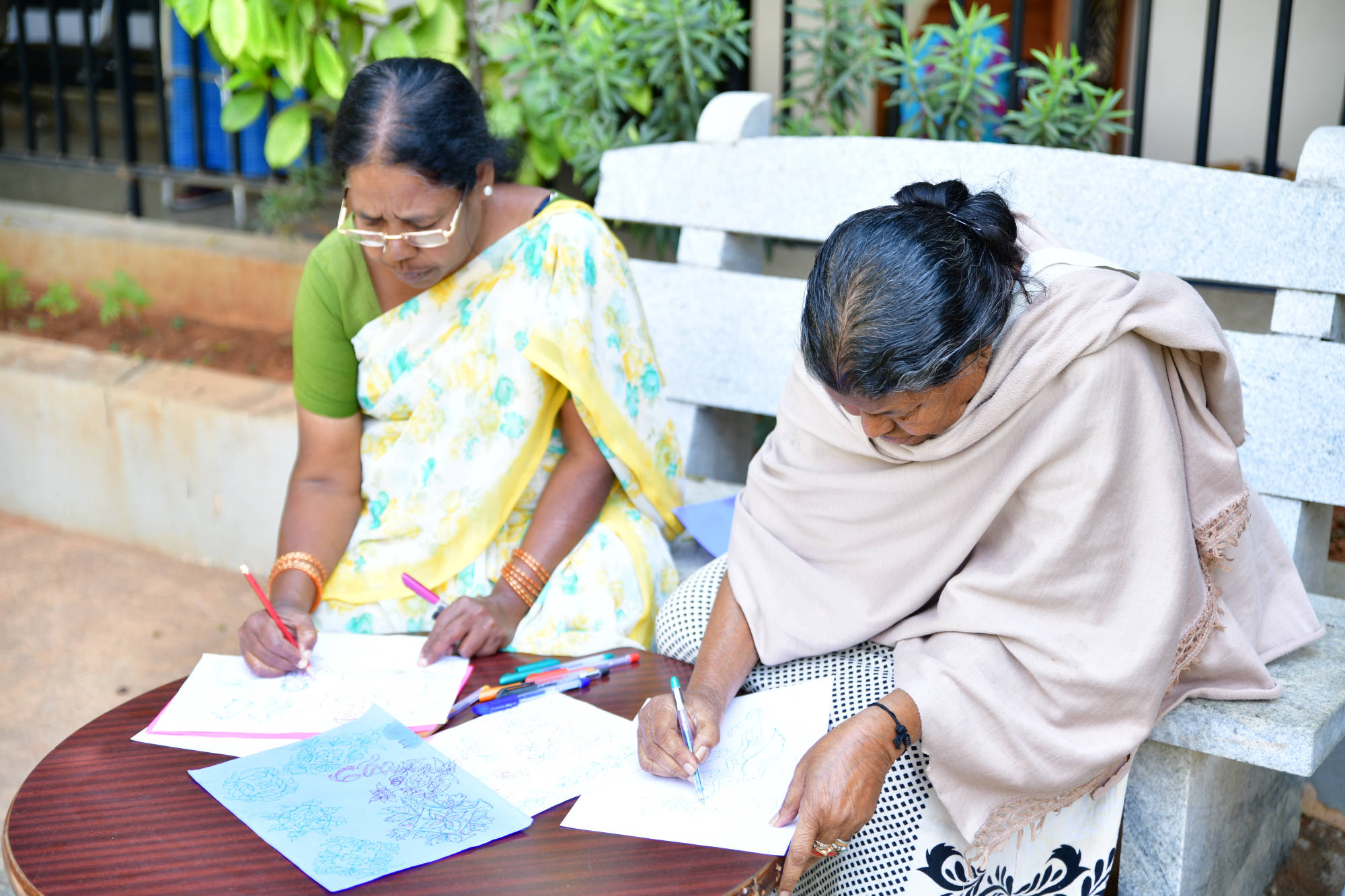 Elders being part of Vocational Training at SS